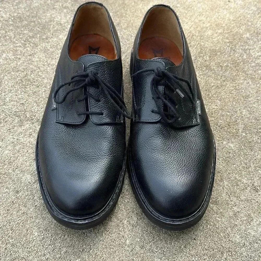 Mephisto Air Relax Marlon Goodyear Welt Black Pebble Grain Men’s Sz 10.5